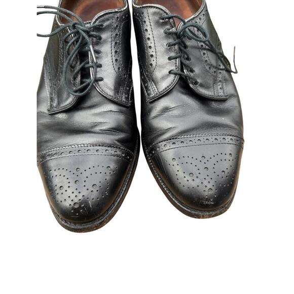 Allen Edmonds Men’s Sanford Dress Shoes Size 9 Leather Made In USA Black